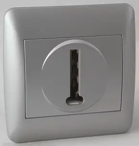 Prise téléphone "OME" silver