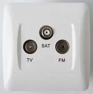 Prise TV/FM/SAT "OME" blanc