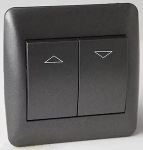Interrupteur volet roulant "OME" anthracite