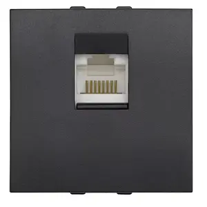 Prise Ethernet RJ45 "Kobé" - Noir