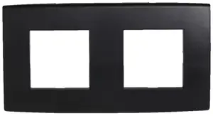 Plaque double "Kobé " - Noir