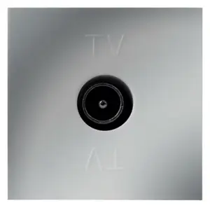 Prise TV Male 9,52mm "Kobe" silver