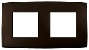 Plaque double "Kobe" chocolat mat