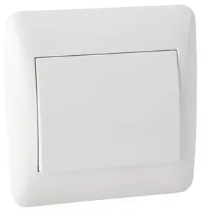 Lot 6 interrupteurs va-et-vient "OME" blanc