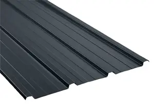Bac en acier galvanisé gris graphite 3 x 0,9 m