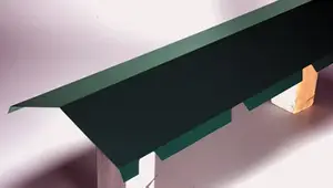 Faîtière crantée pour bac acier - Graphite