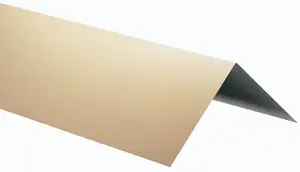 Rive pour bac acier beige Long. 2 m. Certifié CE.