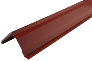 Rive pour plaque imitation tuile rouge 2,3 mètres