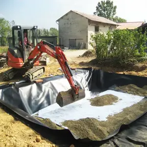 Rouleau de géotextile de filtration en polypropylène non tissé 150 g/m2 - 0,7 x 50 m
