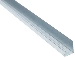 Lisse pour fourrure en acier galvanisé - L. 3 m x l. 20 mm