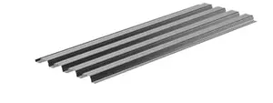 Plancher collaborant en acier galvanisé, PCB 60 - l. 828 mm x L. 2,50 m x Ép. 0,75 mm