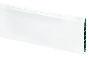 Lame clôture PVC blanche - L. 3 m x H. 20 cm x Ép. 30 mm
