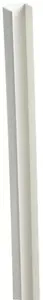 Profil de finition en U pour planche universelle, en PVC - L. 3 m section 21 mm x 24 mm