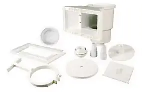Ensemble skimmer petite meurtrière et buse pour piscines bois Sunbay