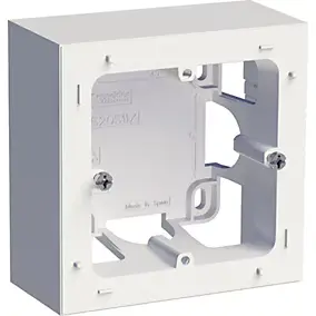 Boîte d'encastrement 1 poste saillie Schneider Electric Odace blanc