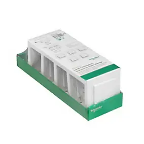 Interrupteur va-et-vient complet Schneider Electric Asfora blanc, lot de 5