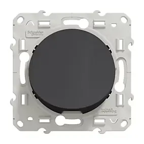 Mécanisme sortie de câble Schneider Electric Odace anthracite
