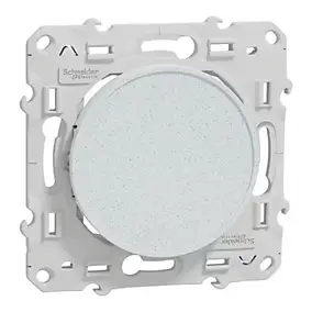 Obturateur fixation par vis Odace recyclé Schneider Electric blanc