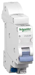 Disjoncteur embrochable courbe C phase + neutre 2A Schneider Electric Resi9 XE