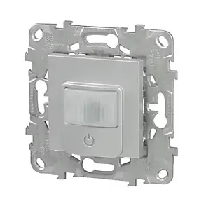 Interrupteur détecteur de présence et de mouvement Schneider Electric Unica Déco aluminium