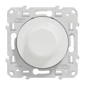 Variateur de lumière universel "Odace" blanc - Raccordement 2 ou 3 fils