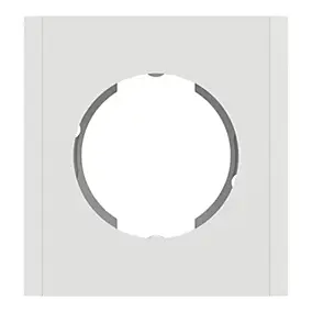 Boîte pour montage en saillie, 1 poste associable, blanc craie, Odace