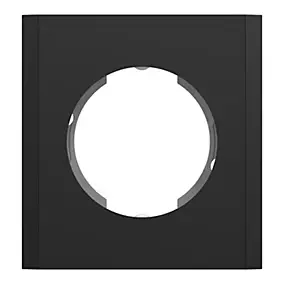 Boîte pour montage en saillie, 1 poste associable, noir onyx, Odace