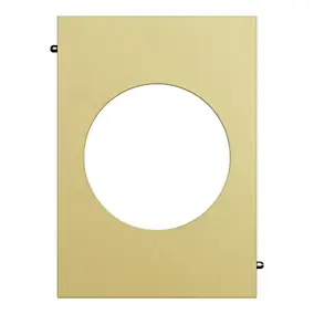 Plaque de finition centrale, effet laiton, Odace Architecte
