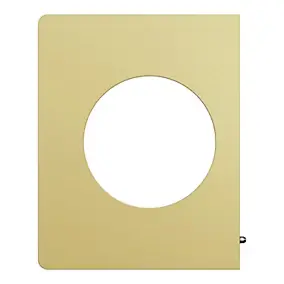 Plaque de finition latérale, effet laiton, Odace Architecte