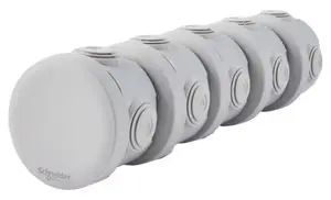 Lot de 5 boîtes de dérivation rondes Ø 60 mm