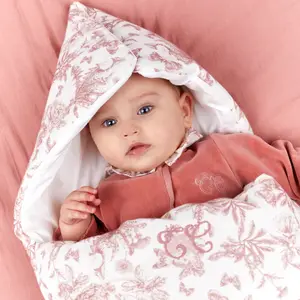 Nid d'ange passe sangle Toile de Jouy