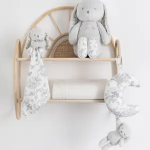 Doudou Augustin le lapin gris