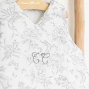 Gigoteuse mi-saison / 4 saisons Toile de Jouy gris TOG 2 (1-2 ans)