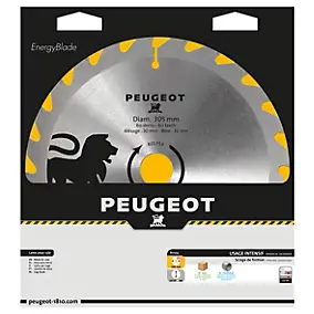 Lame de scie à onglet radiale Peugeot Ø 305 mm 60T