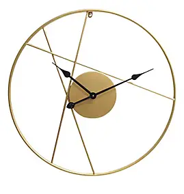 Horloge murale dorée ronde⌀60 cm Dada Art