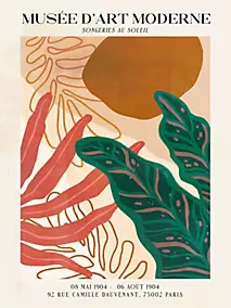 Affiche musée multicouleur Dada Art l.30 x H.40 cm