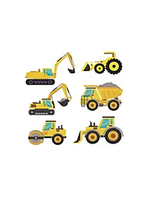 Affiche Gear jaune Dada Art l.30 x H.40 cm