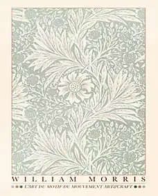 Affiche William Morris pastel l.30 x L.40 Dada Art