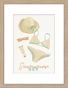 Image encadrée plage cadre en bois 30x40 cm Dada Art