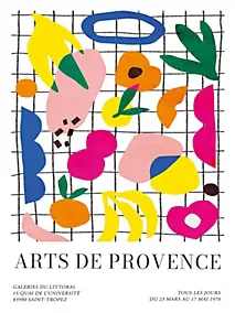 Affiche art de provence l.30 x l.40 cm Dada Art