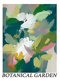 Affiche " Botanical garden " multicouleurs l.30 x H.40 cm Dada Art