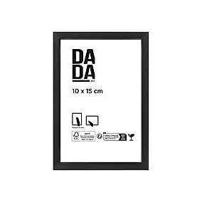Cadre photo noir brillant 10 x 15 cm Dada Art Mia