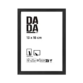Cadre photo noir brillant 13 x 18 cm Dada Art Mia