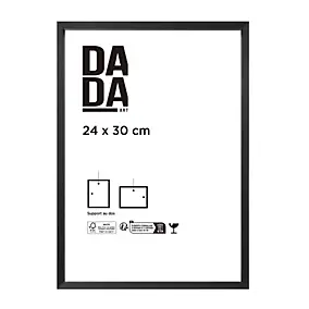 Cadre photo noir brillant 24 x 30 cm Dada Art Mia
