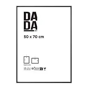 Cadre photo noir brillant 50 x 70 cm Dada Art Mia