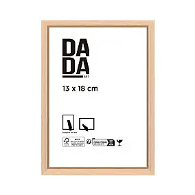 Cadre photo effet chêne 13 x 18 cm Dada Art Mia