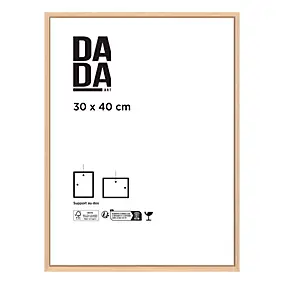 Cadre photo effet chêne 30 x 40 cm Dada Art Mia