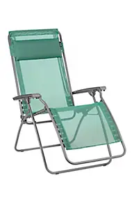 Fauteuil de relaxation pliant Lafuma Rclip acier et polyester vert chlorophylle