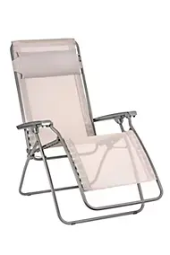 Fauteuil de relaxation pliant Lafuma Rclip acier et polyester rose magnolia
