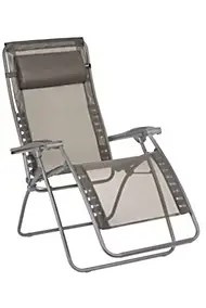Fauteuil relax clip graphite & housse